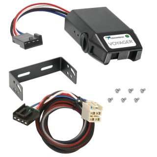 Trailer Brake Control for 14-19 Chevy Silverado GMC Sierra 1500 w/ Plug Play Wiring Adapter Tekonsha Voyager Eletric Trailer Brakes Module Box Controller