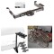 Trailer Hitch w/ 4 Bike Rack For 96-14 Chevrolet Express GMC Savana 1500 96-24 2500 3500 Approved for Recreational & Offroad Use Carrier for Adult Woman or Child Bicycles Foldable