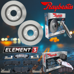 For 1999-2006 Chevy Silverado GMC Sierra 1500 Disc Rotors Brake Pads Raybestos Premium Line Element3 12" Front Rotors