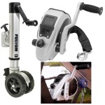 Fulton F2 Boat Trailer Winch Single-Speed 2000 lbs + F2 Trailer Jack 1600 lbs Lifetime Warranty + Hardware Bolt-On Side Mount