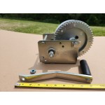 Fulton Brake Winch 1,500 Lbs. High-Performance Cable Only Boat Lift Trailer Grain Auger Manual Forklift Hoist 9" Handle