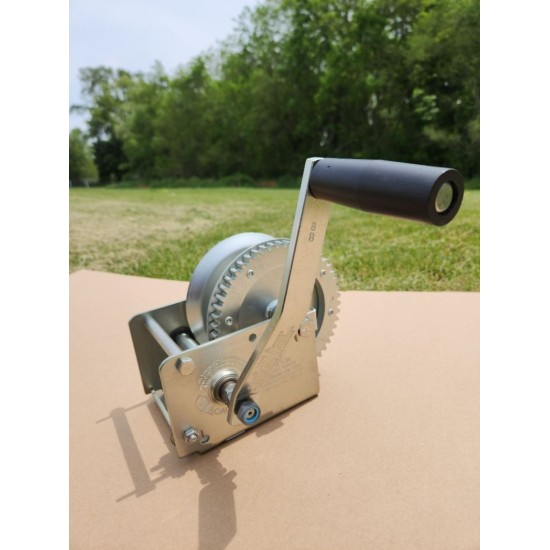 Fulton Brake Winch 1,500 Lbs. High-Performance Cable Only Boat Lift Trailer Grain Auger Manual Forklift Hoist 9" Handle