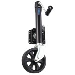 Fulton Electric Powered XLT Boat Trailer Winch 10K + Trailer Jack 1500 lbs 5 Year Warranty + Hardware Bolt-On Side Mount