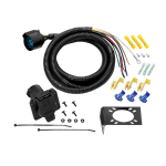 For 1987-1993 Ford F-150 7-Way RV Wiring + Pro Series Pilot Brake Control + Generic BC Wiring Adapter By Tow Ready