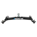 For 2020-2024 GMC Sierra 1500 Custom Reese Max Duty Underbed Rail Kit Power Puck System + 14K Gooseneck (For All Styles, w/o Factory Puck System Models) By Reese