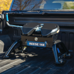 For 2020-2024 GMC Sierra 1500 Custom Reese Max Duty Underbed Rail Kit Power Puck System + 14K Fifth Wheel (For All Styles, w/o Factory Puck System Models) By Reese