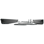 For 2003-2010 Dodge Ram 2500 Underbed Gooseneck Hitch Rails for Draw-Tite Hide-A-Goose Head (For All Styles, w/o Factory Puck System Models) By Draw-Tite