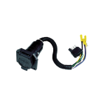 For 2010-2012 Dodge Ram 2500 7-Way RV Wiring + Pro Series POD Brake Control + Plug & Play BC Adapter By Reese Towpower