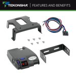 For 2019-2024 RAM 1500 7-Way RV Wiring + Tekonsha Primus IQ Brake Control + Plug & Play BC Adapter (For (New Body Style) Models) By Reese Towpower