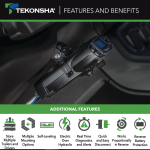 For 2014-2019 Toyota Highlander 7-Way RV Wiring + Tekonsha Prodigy P3 Brake Control By Tekonsha