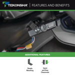 For 2017-2024 KIA Niro 7-Way RV Wiring + Tekonsha Voyager Brake Control + Generic BC Wiring Adapter By Tekonsha