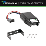 For 2005-2015 Toyota Tacoma 7-Way RV Wiring + Tekonsha Voyager Brake Control + Plug & Play BC Adapter By Tekonsha