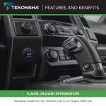 For 2014-2019 Toyota Highlander Tekonsha Prodigy iD Bluetooth Wireless Brake Control + 7-Way RV Wiring By Tekonsha