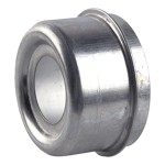 Lippert replacement dust cap for 5,200-6,000 lb axles, 2.45 inch O.D., for lubed spindles.