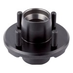 Lippert idler hub, fits 2,200-lb axle with 4 on 4 bolt pattern, durable iron