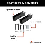 Lippert AP kit components for trailer axle replacement, ensuring quality and durability