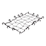 CURT cargo carrier net with attachment hooks, 43 x 24 inches, securing items on a vehicle