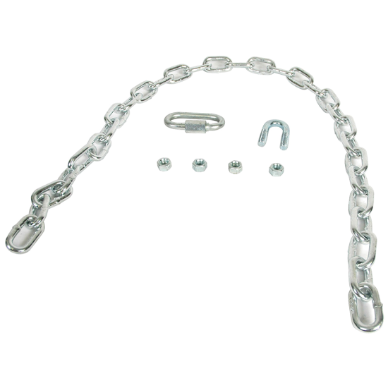 REESE safety chains with quick links, 36 inch length, 5000 lbs capacity for secure towing