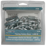 REESE safety chains with quick links, 36 inch length, 5000 lbs capacity for secure towing