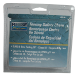 REESE safety chains with quick links, 36 inch length, 5000 lbs capacity for secure towing