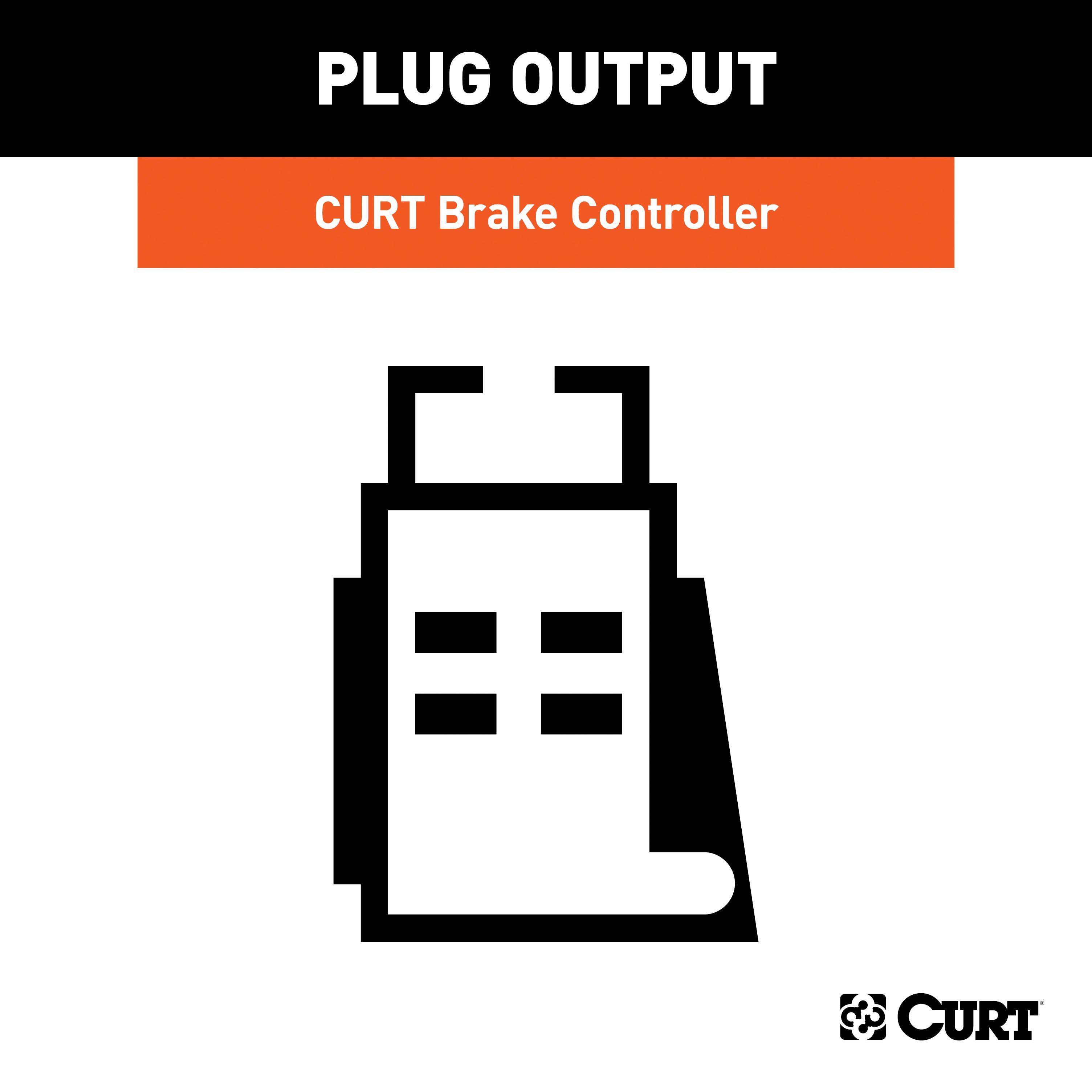 For 2013-2017 Buick Enclave Tow Package Camp n' Field Trailer Hitch + Brake Controller Curt Assure 51160 Proportional Up To 4 Axles + 7 Way Trailer Wiring Plug & 2-5/16" ball 4 inch drop Fits Models w/ Existing USCAR 7-way Curt 13424 2 inch Tow R