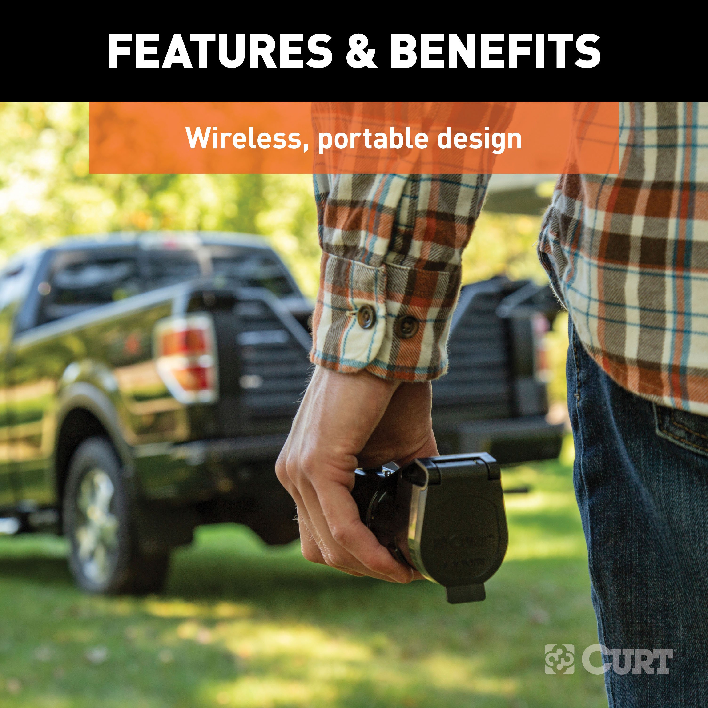 For 2015 Ram 3500 Curt Echo Brake Controller Module Box Proportional Wireless Bluetooth Fits All Models Curt 51180