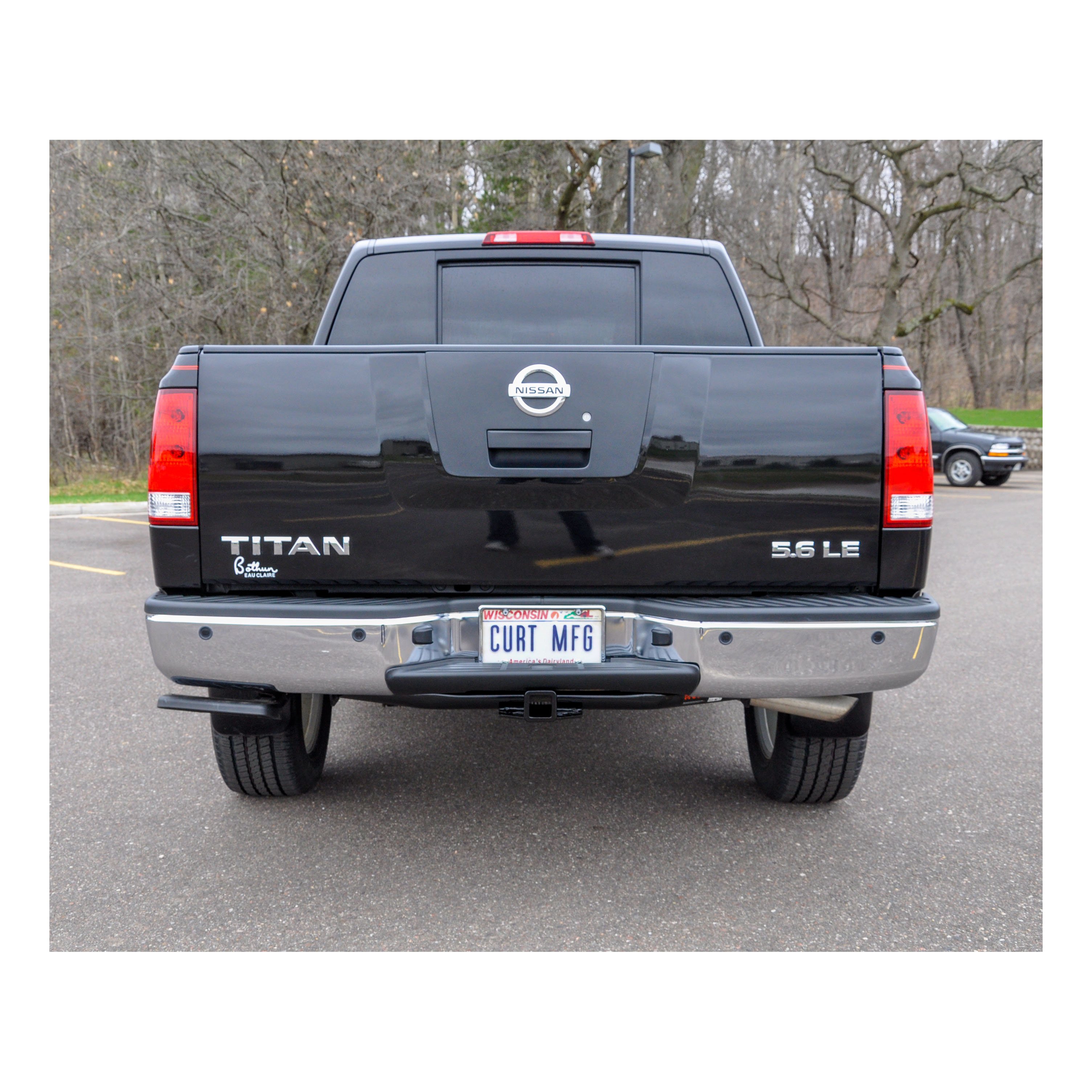 For 2004-2015 Nissan TITAN Tow Package Camp n' Field Trailer Hitch + Brake Controller Curt Assure 51160 Proportional Up To 4 Axles + 7 Way Trailer Wiring Plug & 2-5/16" ball 4 inch drop Fits Models w/ Existing USCAR 7-way Curt 13199 2 inch Tow Re