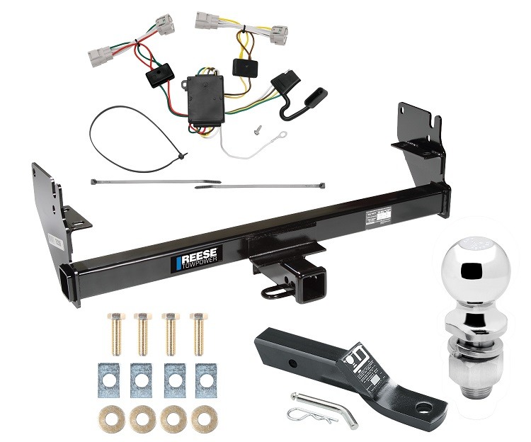 Trailer Tow Hitch For 05-15 Toyota Tacoma Except X-Runner Complete Package w/ Wiring and 2" Ball