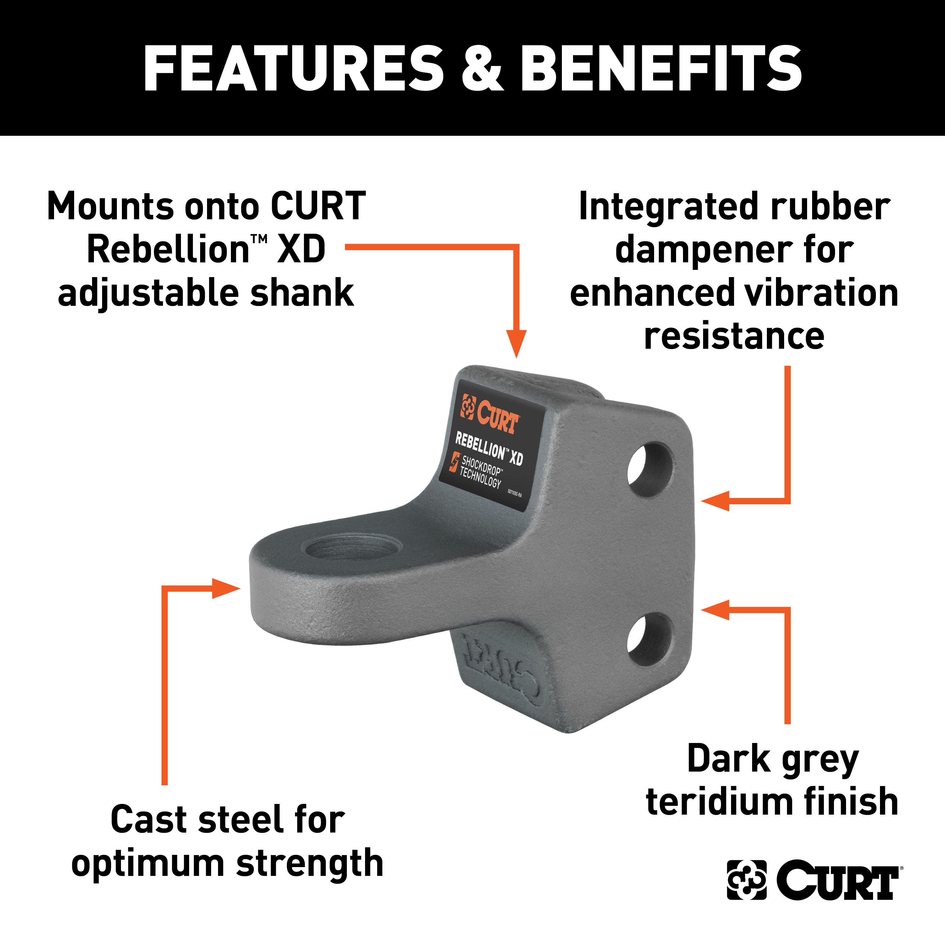 CURT Replacement Rebellion XD Tongue Attachment 45940