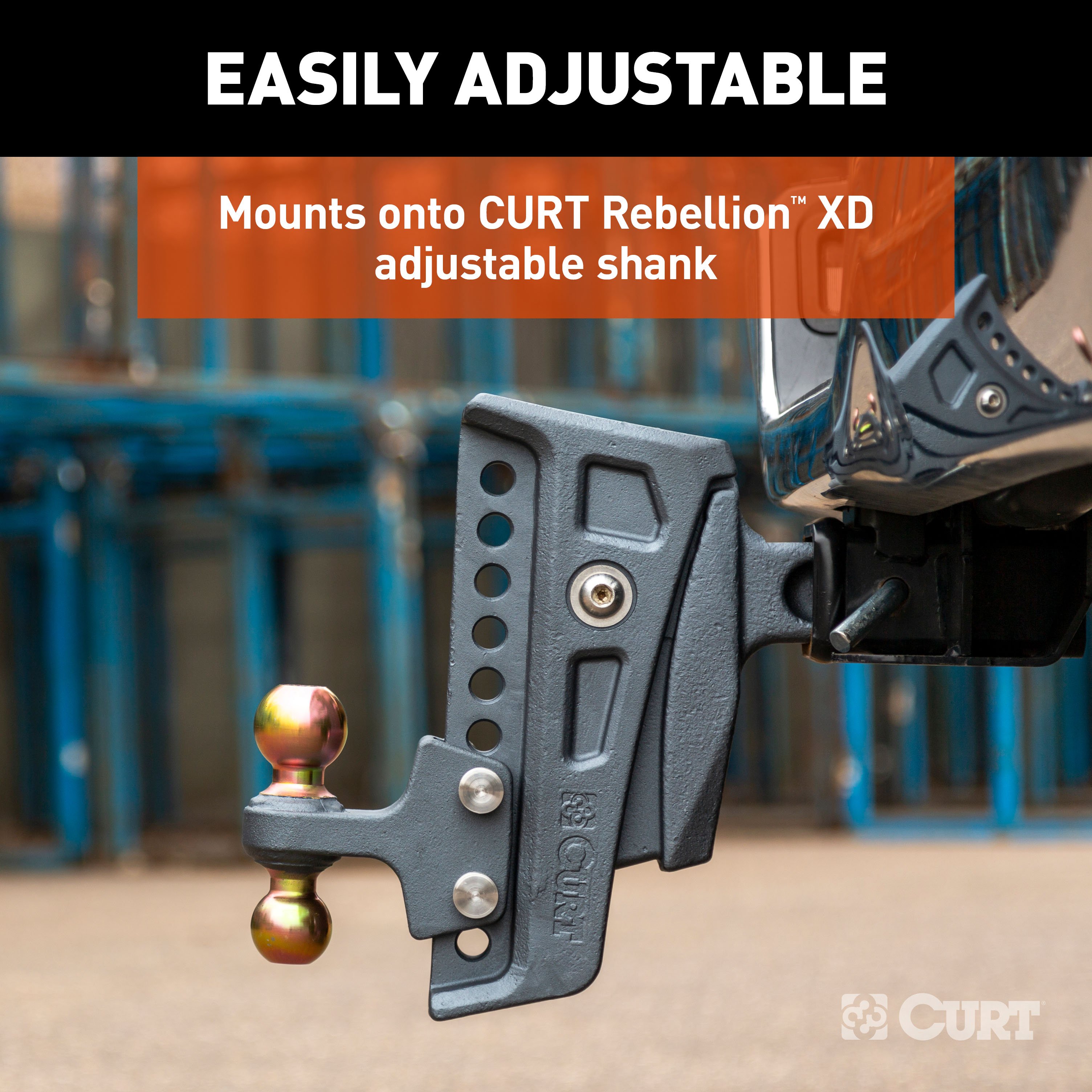 CURT Rebellion XD Dual Ball Replacement Part 2 and 2-5/16 Inch Up to 20K 45953