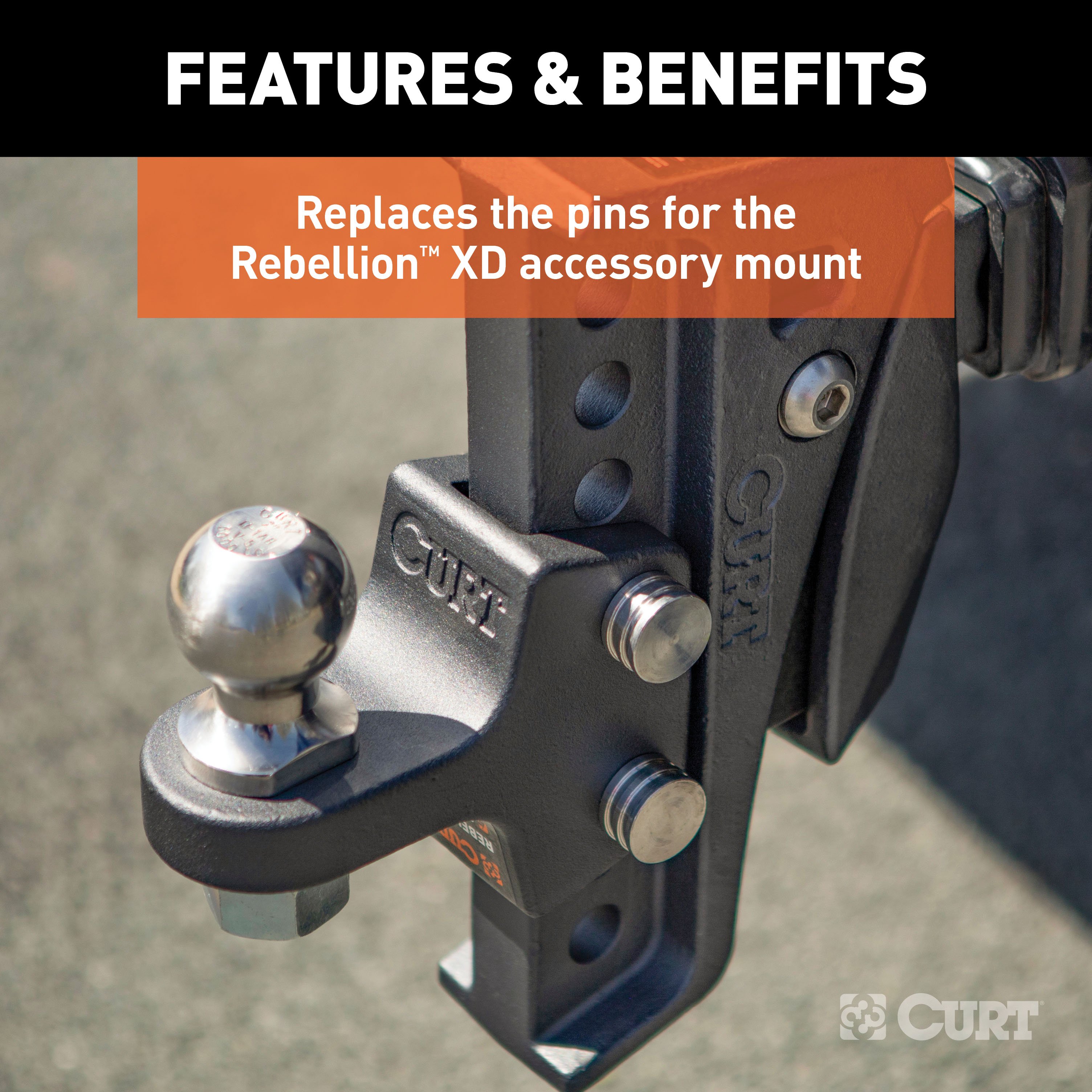 CURT Replacement Rebellion XD Accessory Mount Pins 45959