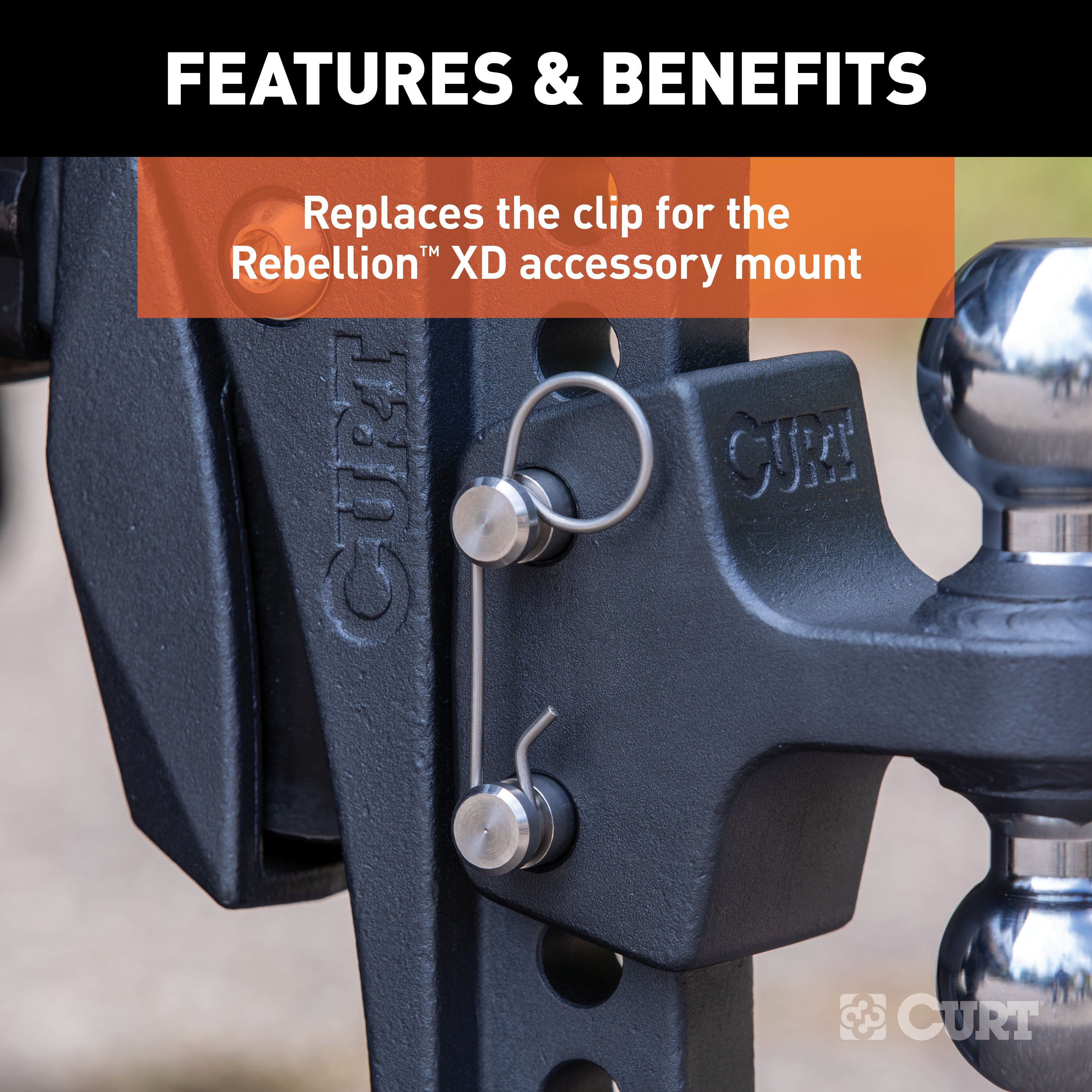 CURT Replacement Rebellion XD Accessory Mount Clip 45960