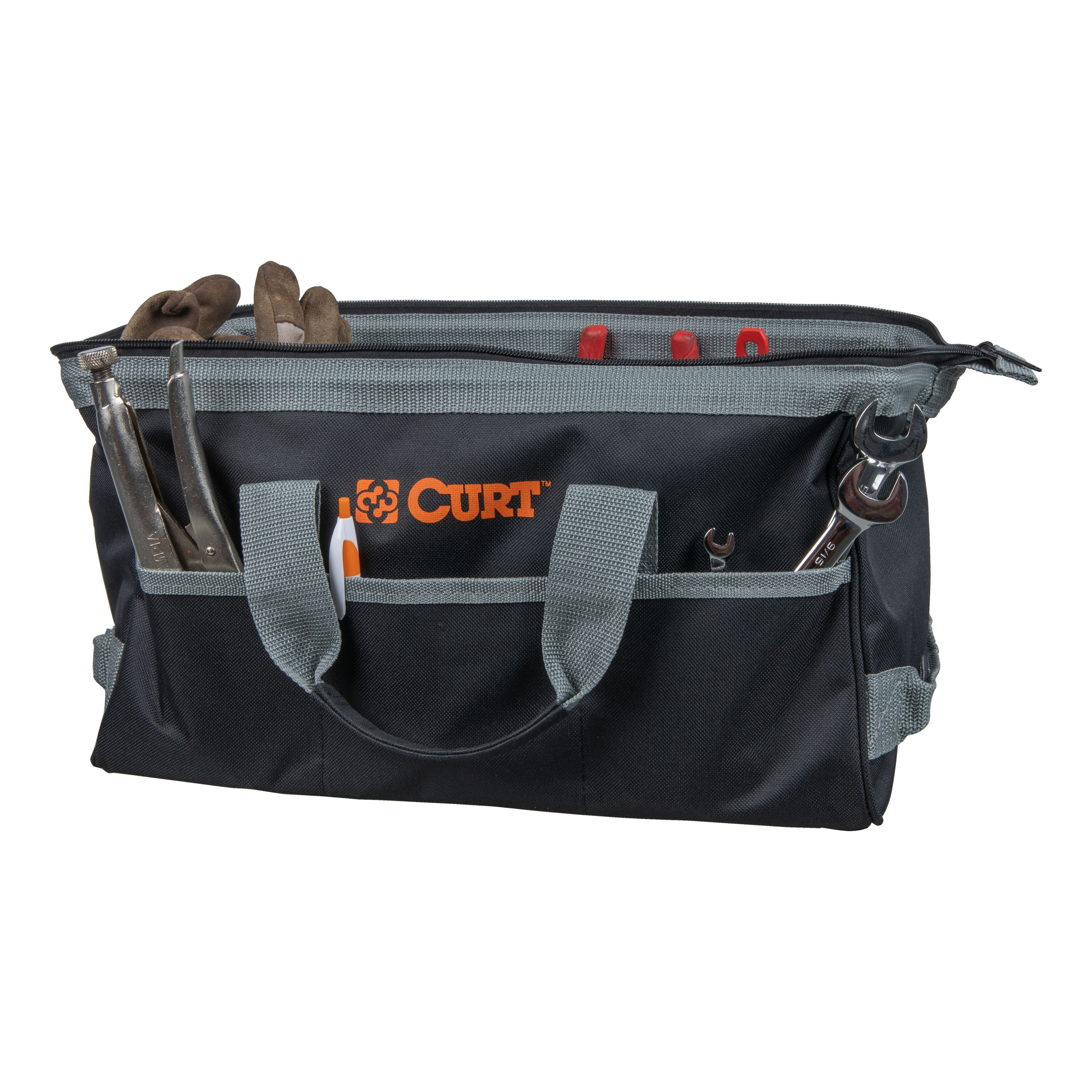 CURT Towing Accessories Storage Tool Bag with 14 Pockets 70004